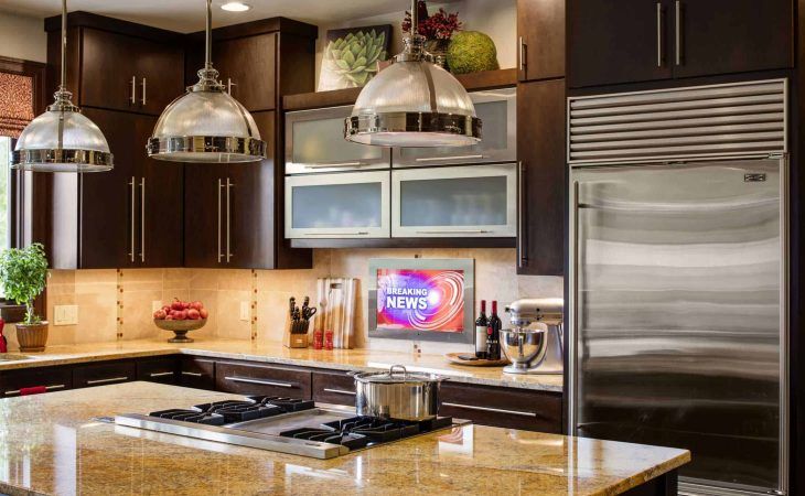 Seura Indoor Waterproof TV in Kitchen